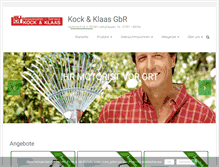 Tablet Screenshot of kock-klaas.de